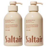 Saltair frontal del envase mostrando el diseño y aroma vainilla