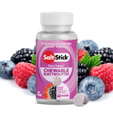SaltStick empaque frontal mostrando 60 tabletas y conveniencia portátil
