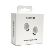 Samsung Galaxy Buds Core vista frontal mostrando diseño y beneficio de ajuste cómodo