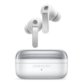 Samsung Galaxy Buds4 Pro frontal mostrando diseño blanco y atractivo sonoro