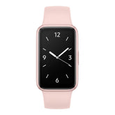 Samsung Galaxy Fit3 vista frontal rosa, pantalla AMOLED legible