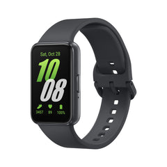 Samsung Galaxy FIT 3 frontal en negro mostrando pantalla clara y legible