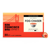 San Francisco Bay frente del empaque mostrando marca y beneficio compostable