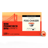 SAN FRANCISCO BAY paquete Fog Chaser frontal mostrando 120 cápsulas y beneficios