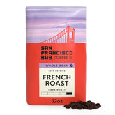 San Francisco Bay front packaging showing 2 lb bag and bold roast benefit
