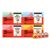 San Francisco Bay front packaging showing 40-count variety pack and convenience
