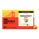 San Francisco Bay vista frontal del envase con 80 cápsulas y beneficio conveniencia