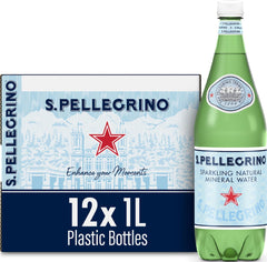 San Pellegrino pack frontal de 12 botellas, elegante para eventos
