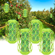 Sancodee front view of four green hanging wasp traps showing package benefit
