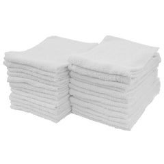 S&T INC. toallas frontal empaque mostrando 24 paños blancos para ahorro