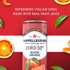 Sanpellegrino lata detalle del diseño y color que sugiere sabor auténtico