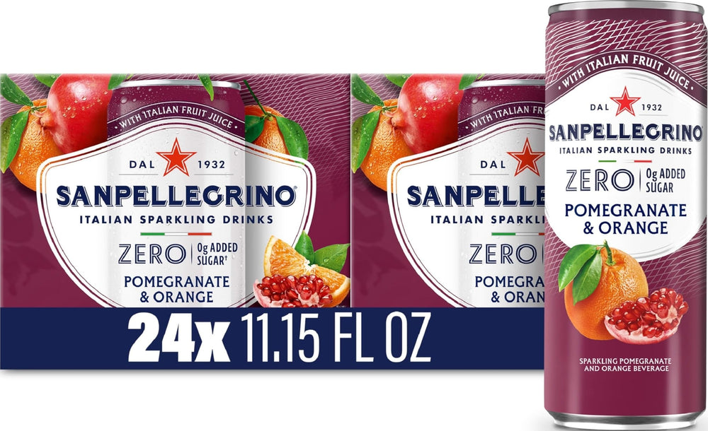 Sanpellegrino frente del pack Pom & Orange mostrando diseño y conveniencia