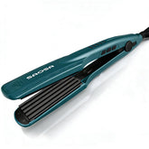 SAOSA plancha crimpadora frontal con acabado cerámico y control de temperatura, volumen rápido