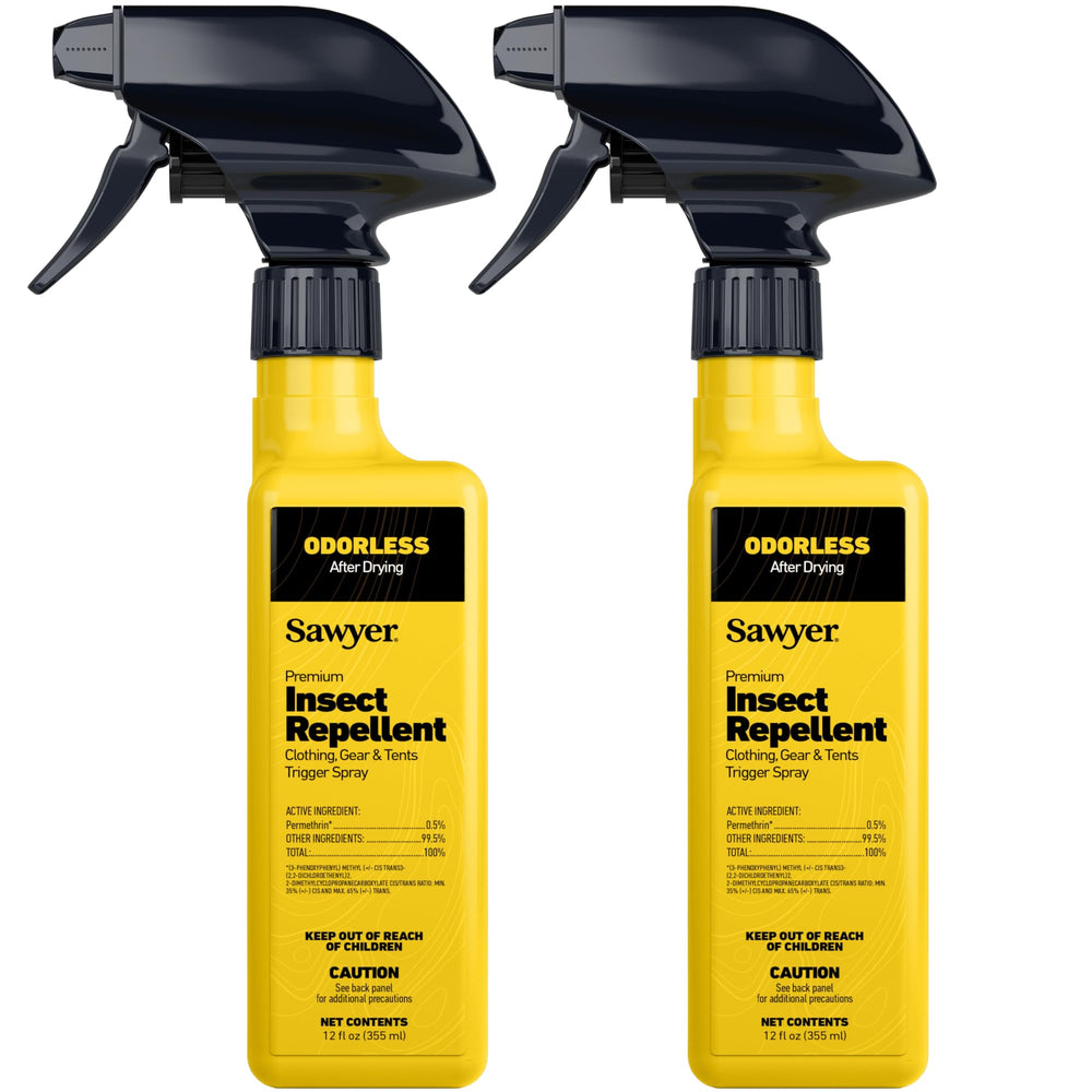 Sawyer twin pack front packaging showing product and benefits