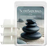 ScentSationals paquete frontal mostrando 24 cubos y aroma claro