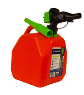 Scepter 2 gal gas can front view showing compact design and easy handling