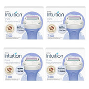 Schick Intuition recambios 12 unidades frente paquete, hidratación fácil