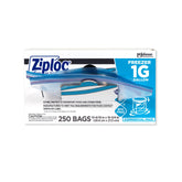 SC Johnson Ziploc frente de caja comercial con 250 unidades, fácil reposición