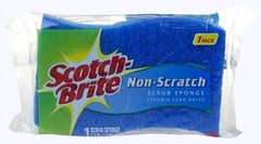 Scotch-Brite esponja en uso limpiando sartén antiadherente eficientemente
