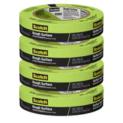Scotch Painter's Tape empaque frontal mostrando el pack de 4 y ventaja de duración