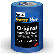ScotchBlue paquete seis rollos mostrando cantidad y ahorro