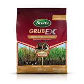 Scotts GrubEx1 front packaging showing coverage and protection