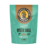 Scratch and Peck Feeds bolsa frontal muestra conveniente y reciclable
