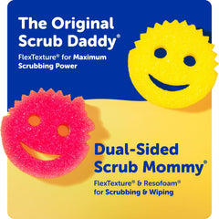 Scrub Mommy detalle de doble cara con ResoFoam para más espuma