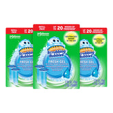 Scrubbing Bubbles paquete frontal Rainshower mostrando recambios y fragancia