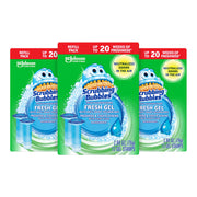 Scrubbing Bubbles paquete frontal Rainshower mostrando recambios y fragancia