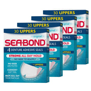 SEA-BOND front packaging showing four packs and product benefits