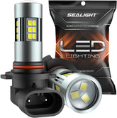 SEALIGHT embalaje frontal mostrando pack de 2 y especificaciones, claridad rápida
