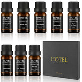 SEAMOSH frente del pack Hotel Collection mostrando botellas y presentación elegante