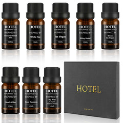 SEAMOSH frente del pack Hotel Collection mostrando botellas y presentación elegante