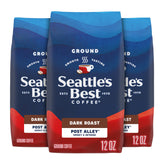 Seattle's Best Coffee empaque frontal mostrando el diseño y la conveniencia