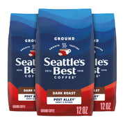Seattle's Best Coffee empaque frontal mostrando el diseño y la conveniencia
