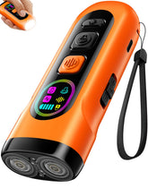 SEDULAN dispositivo frontal naranja mostrando diseño portátil y botones fácil uso