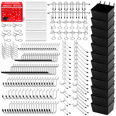 SEDY front packaging showing 300-piece pegboard organizer kit and contents benefit