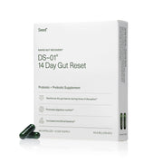 Seed front packaging showing 14 Day Gut Reset for clear identification and convenience