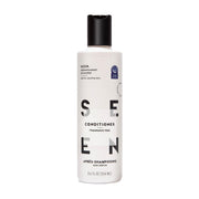 SEEN front packaging of fragrance-free conditioner showing label and seal, gentle formulation benefit