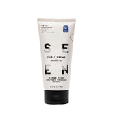 SEEN front packaging showing fragrance-free curl cream for defined, non-irritating styling