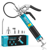 Seesii pistola de engrasar frontal mostrando diseño robusto y alta presión
