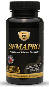 Semapro front bottle view showing packaging and clear product identity to build trust