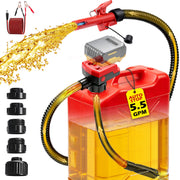 SENBOWE pump front profile showing compact design and easy-grip handle for portability