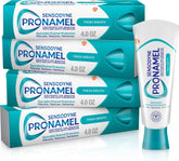 SENSODYNE PRONAMEL frontal del paquete mostrando beneficio de esmalte