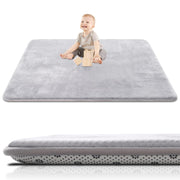 SEPARO front view of grey play mat showing full 50x50 surface and edge