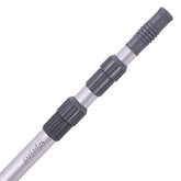 Sepetrel pole front view showing sturdy aluminum and sleek finish for durability
