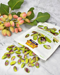 Setton Farms pistachos en un bol listos para comer, snack saludable
