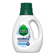 Seventh Generation frente de envase 40 oz mostrando etiqueta y beneficio de limpieza segura