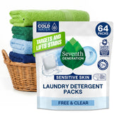 Seventh Generation frente del empaque mostrando cantidad y uso práctico